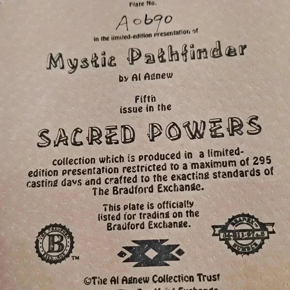 Bradford Exchange Mystic Pathfinder sacred series EUC - Picture 8 of 8